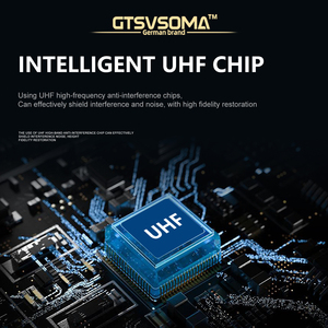 Para reproductores de Audio portátiles XLR ligeros de 3,5mm, estudios, micrófono Lavalier de mano inalámbrico omnidireccional multifuncional - Product Image 4