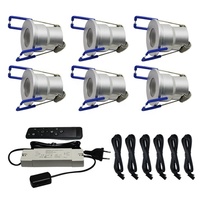 12V DC véranda led spot dimmable mini LED downlight set IP65