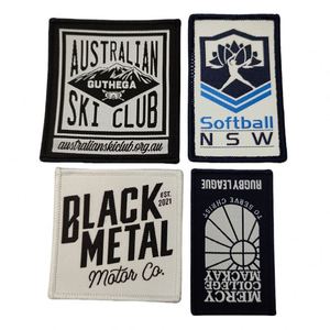 Parches Tejidos Ecológicos Personalizados con Logotipo de Diamantes de Imitación Termoadhesivos para Gorras y Prendas - Product Image 3
