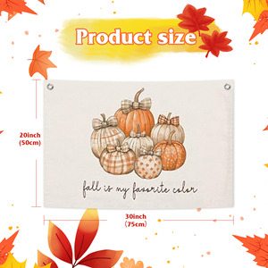 День благодарения Тыква Печать холст флаг 50*75 см кемпинг палатка украшение подходит для наружного исследования - Product Image 3