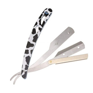 Navaja de Barbero OEM para Cortar el Cabello, Cuchilla de Precisión de Acero Inoxidable, Afeitadora Plegable Ligera, Herramienta Profesional para Salón de Belleza, Fabricante - Product Image 4