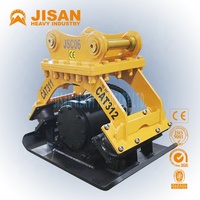 Compacteur à plaques vibrantes hydrauliques JISAN JSC08 pour excavatrice avec couple de charge élevé