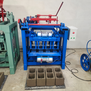 Machine à mouler les briques vibrantes Zhebang Qtj4-26 avec moteur et engrenage, machine automatique de fabrication de blocs creux en ciment 4,8 kW 380 V - Product Image 1