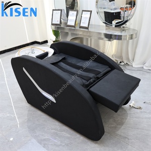 KISEN Head Spa <b>Bed</b> Salon Hair Washing Chair Water Circulation Head Spa Salon Equipment Intelligent Electric Massage Shampoo <b>Bed</b> - Product Image 4