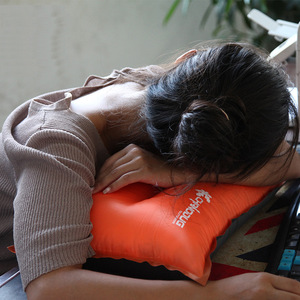 Xianuoduoji – oreiller gonflable d'extérieur, rectangulaire, portable, pour voyage, camping, randonnée, coussin de soutien pour le sommeil - Product Image 2