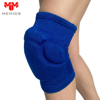 Genouillères élastiques Menics OEM/ODM en polyester et coton, idéales pour le fitness en extérieur et le volley-ball