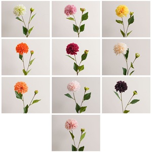 ช่อดอกดาเลียประดิษฐ์ Mihe สีชมพูแดงผสมกัน กันน้ำ สำหรับตกแต่งงานแต่งงานและบ้าน - Product Image 3