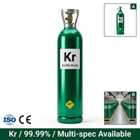 Gas Kriptón Premium para Ventanas de Bajo Consumo Energético y Unidades de Vidrio Aislante, 99.999% de Pureza, Precio de Fábrica