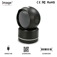 Escáner de Códigos de Barras 2D, Escáner de Códigos QR, Sensor Automático Omnidireccional, Lector de Manos Libres, Interfaz USB, Tamaño A4, en Stock