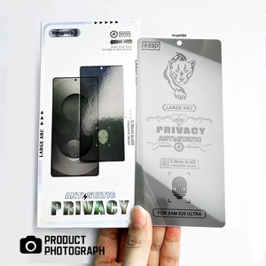 กระจกนิรภัยเพื่อความเป็นส่วนตัว0.18มม. สำหรับ Samsung <span class=keywords><strong>Galaxy</strong></span>, S26อัลตร้า S25พลัส S23 S24 <span class=keywords><strong>S22</strong></span>ป้องกันการสอดแนม - Product Image 2