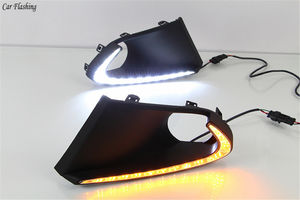 2 Luces LED DRL de Conducción Diurna con Luz Antiniebla y Señal de Giro Amarilla para Suzuki <span class=keywords><strong>Baleno</strong></span> 2016 2017 <span class=keywords><strong>2018</strong></span> 2019 - Product Image 5