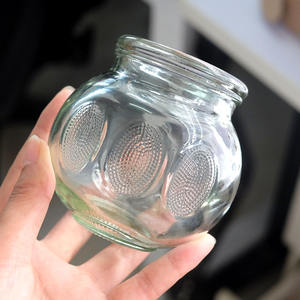 Pot à <span class=keywords><strong>dragées</strong></span> en verre personnalisé boîte à bonbons avec couvercle pour la décoration de mariage boîte à sucre pour conservation des aliments pot à thé - Product Image 1