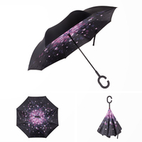 Parapluie classique à double couche 8K en métal droit pour adultes, semi-automatique