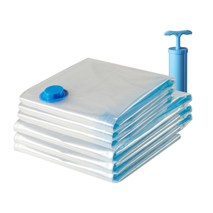 Sacs de compression sous vide transparents PA de qualité supérieure, fabriqués en Chine, pour économiser de l'espace, avec pompe manuelle pour l'emballage des vêtements - Product Image 1
