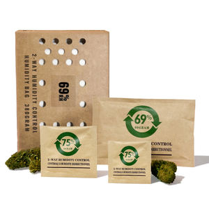 Paquete de Control de Humedad Vanace RH62% 69% 72% de 2 Vías, Paquetes de Gel para Control de Humedad para Semillas, Hierbas y Cigarros - Product Image 1