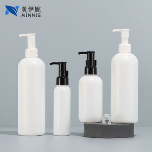 Minnie Cosmetic <b>Bottles</b> 120ml 200ml 400ml 450ml Press <b>Pump</b> Cylinder HDPE Plastic For Shampoo Shower Gel Lotion Serum - Product Image 3