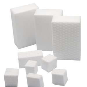 Spugna magica ad alta densità bianco rosa pulizia Nano gomma melamina cucina spugna magica