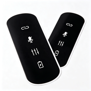 Autocollant pour microphone de casque en feuille PMMA, panneau électronique numérique, impression sérigraphique personnalisée, découpe laser - Product Image 3