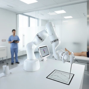 หุ่นยนต์ร่วมปฏิบัติงานทางการแพทย์ Bibo 7 แกน ระดับ IP67 แขนหุ่นยนต์ AI รับน้ำหนักได้ 14 กก. ระบบขับเคลื่อนเซอร์โว-อิเล็กทริก สำหรับการฟื้นฟูสมรรถภาพทางกายภาพบำบัด - Product Image 1