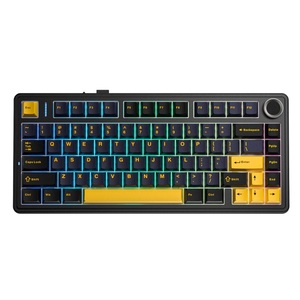 คีย์บอร์ดเกมมิ่ง AULA F75 75% แบบมีปะเก็นเชื่อมต่อได้สามโหมด ไร้สาย รองรับการเปลี่ยนสวิตช์ได้ ไฟ RGB Backlit แบตเตอรี่ 4000mAh ปุ่มกด PBT สำหรับ <span class=keywords><strong>PC</strong></span> และ <span class=keywords><strong>Mac</strong></span> - Product Image 6