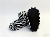 Chaussettes d'hiver en fausse fourrure moelleuse pour femmes, chaussettes élégantes à imprimé léopard et zèbre, chaudes, antidérapantes, douces, pour la chambre à coucher et le salon