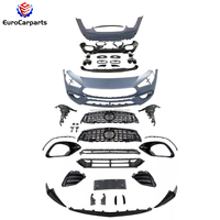 CLA45 Style Kit Carrosserie Pour 2019 Année Jusqu'à CLA Classe W118 PP Pare-chocs De Voiture Diffuseur Arrière Embouts D'échappement Grille Accessoires De Voiture
