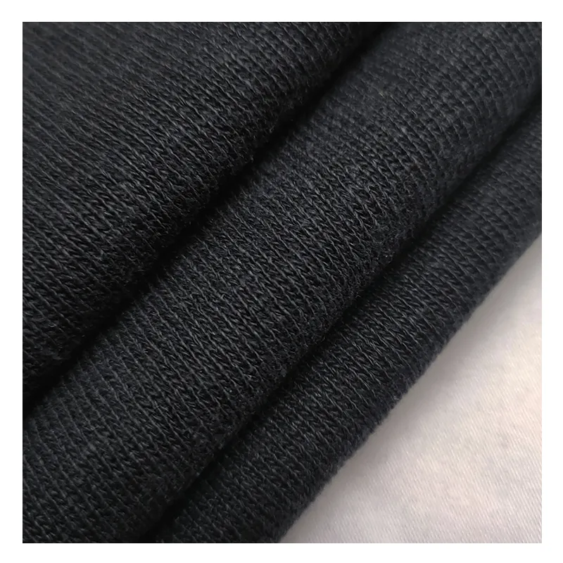 Tela de tricô sustentável para vestuário, tecido orgânico feito sob encomenda 55% de cânhamo 45% de algodão orgânico