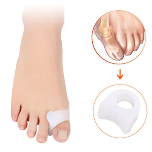 Dụng Cụ Tách Ngón Chân Silicon Một Vòng Gel Để Chồng Chéo Ngón Chân, Búi Tóc, Chỉnh Thẳng Ngón Chân Cái, Chỉnh Sửa Và Miếng Đệm - Product Image 5