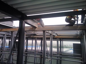 בניין תעשייתי ספק בניין תעשייתי סוג פלדה מבנה בית מלאכה מחסן יצרן פלדה - Product Image 4