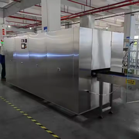 GMH radiasi inframerah jauh tipe GMH Oven terowongan sterilisasi termal panas 220V Oven pengering suhu tinggi untuk pemrosesan makanan PLC