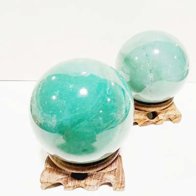 Wholesale Price Healing Energy Lucky Natural Crystal Ball Green Aventurine Sphere