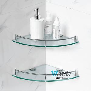 Organizador <span class=keywords><strong>de</strong></span> Ducha <span class=keywords><strong>de</strong></span> Esquina <span class=keywords><strong>de</strong></span> Vidrio Templado Wesda, con Borde <span class=keywords><strong>de</strong></span> Acero Inoxidable, Estante <span class=keywords><strong>de</strong></span> <span class=keywords><strong>Baño</strong></span> <span class=keywords><strong>de</strong></span> Vidrio Simple, Repisa <span class=keywords><strong>de</strong></span> Pared - Product Image 3