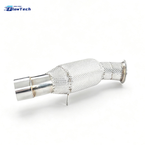 Tubo de escape de alto flujo y rendimiento para BMW 535i F10 X5 F15 X6 F16 N55 3.0T, de acero inoxidable 304, con filtro de 200 celdas, compatible con Euro 5. - Product Image 1