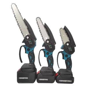 Mini Motosierra Eléctrica Inalámbrica de 4 Pulgadas de Grado Industrial OEM con Motor sin Escobillas, Portátil y a Batería para Cortar Madera - Product Image 1