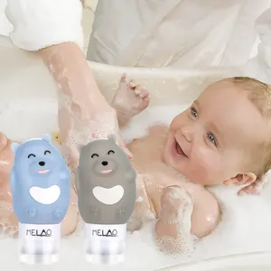 MELAO 개인 상표 아기의 헤어 케어 & 스타일링 제품 자연 부드러운 유기농 아기 샴푸 바디 워시 2 1 아기