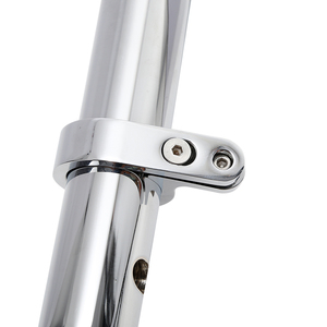 32mm Universal <strong>Motorcycle</strong> Handlebar Mounts Clamp <strong>Clock</strong> 1 1/4" Chrome XF2906117 - Product Image 6