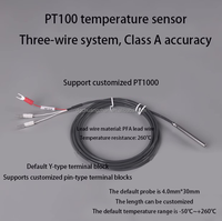 Sonde de résistance thermique PT1000 importée d'Allemagne, type à visser, à résistance au platine