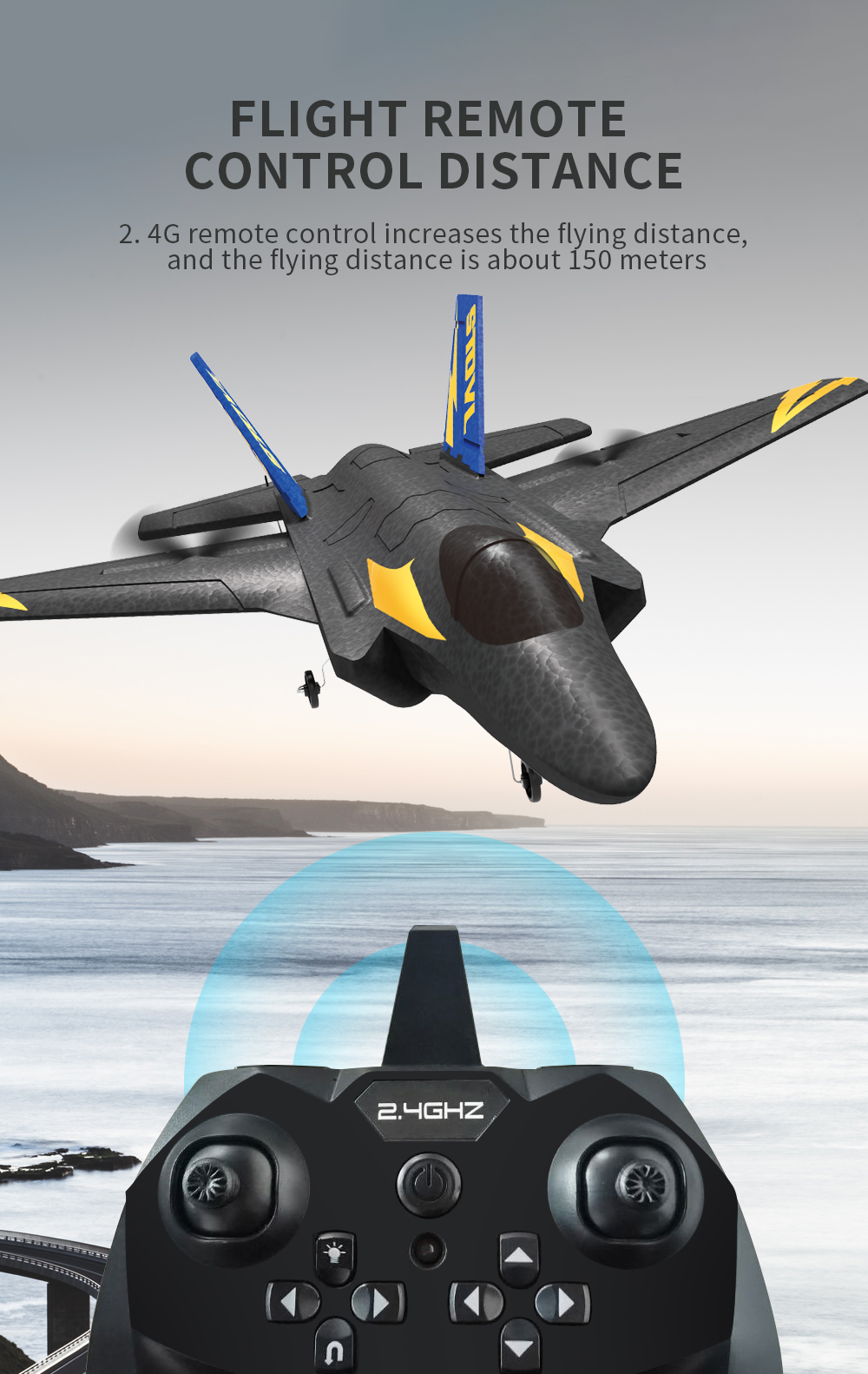 HOSHI KF605 Airplane Glider F-35 simulation Airplane EDF Jet EPO RC Scale Hot Fighter Model Hobby Plane Aircraft Chic Gifts