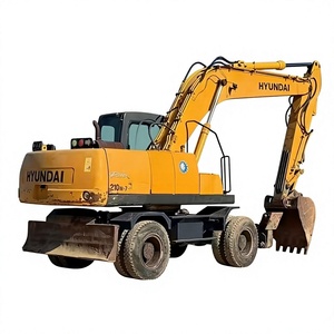 Excavadora de Ruedas Hidráulica Hyundai 210W-7 Usada, Original, de 21 Toneladas, con Pocas Horas de Uso, Alta Calidad, Precio de Fabricante, en Venta - Product Image 1