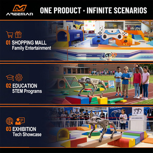 Robot Perro Inteligente OEM al por Mayor para Desafío <span class=keywords><strong>de</strong></span> Pista <span class=keywords><strong>de</strong></span> Obstáculos, Educativo STEM, para Exteriores, Familias y Centros Comerciales (FEC), WangWang KuaiPao RoboDog - Product Image 6