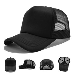 Oem מותאם אישית 3d לוגו רקום 5 לוח ספורט ריק רשת כובע כובע סיטוני קלאסי קצף רגיל - Product Image 1