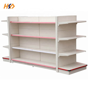 Customized Luxury <strong>Stainless</strong> <strong>Steel</strong> End <strong>Racks</strong> Supermarket Gondola <strong>Rack</strong> Shelf Metallic Material - Product Image 4