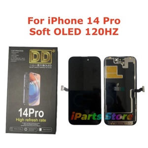 อะไหล่หน้าจอ LCD OLED แบบนิ่มสำหรับ iPhone 14 Plus Pro MAX 120Hz รองรับ IC ถอดได้ชิ้นส่วนระบบสัมผัส3D DD - Product Image 3