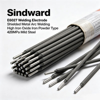 Electrodos de Soldadura E6027, Varillas de Soldadura E7018, E6019, E6020 para Acero con Alto Contenido de Óxido de Hierro, Tipo Polvo de Hierro, para Acero Suave de 420 MPa