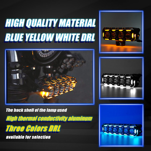 Moled xe máy Sương Mù Ánh sáng nhỏ LED kép màu đèn pha phía trước phổ quát 100 wattts 60W 70W 80W 100 W 200W - Product Image 4