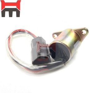 Vanne solénoïde d'arrêt moteur pour mini-excavatrice, pièces métalliques 3D84 3D78, 11923-77950 1503ES-12S5SUC5S - Product Image 1
