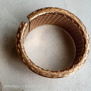 Rodamientos Deslizantes Autolubricantes Sin Aceite FB090 Hechos de Bronce Plegado-FB090F 1.0kg Aplicación Mecánica - Product Image 5