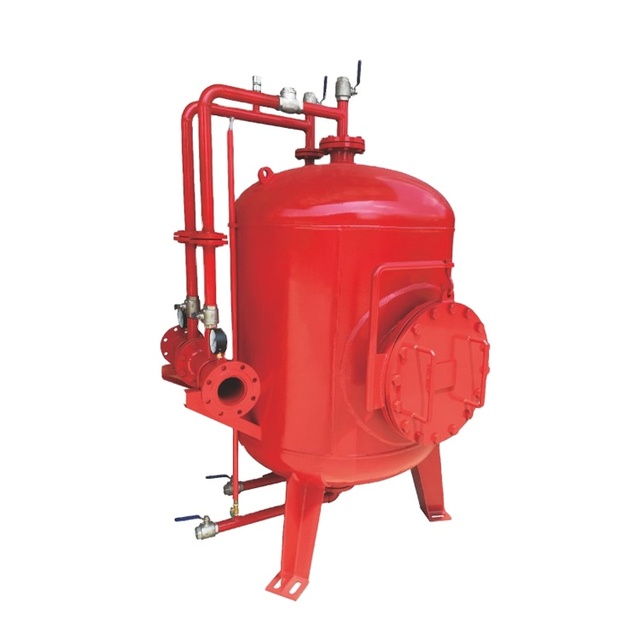 Minshan Automatic Foam Fire Suppression System Vertical Fire Fighting Foam Bladder Tank