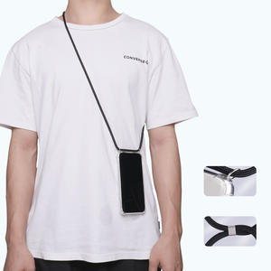 Étui de téléphone avec chaîne de lanière, étui de téléphone transparent, chaîne de téléphone à bandoulière pour <span class=keywords><strong>iPhone</strong></span> 14 Promax 15 16 17 avec sangle d'épaule - Product Image 5