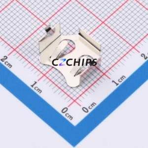 MY-<b>LR44</b>-03-J Button & Strip <b>Battery</b> Connector Connector <b>Battery</b> Clip <b>LR44</b>/AG13 Phosphor Bronze Nickel - Product Image 1